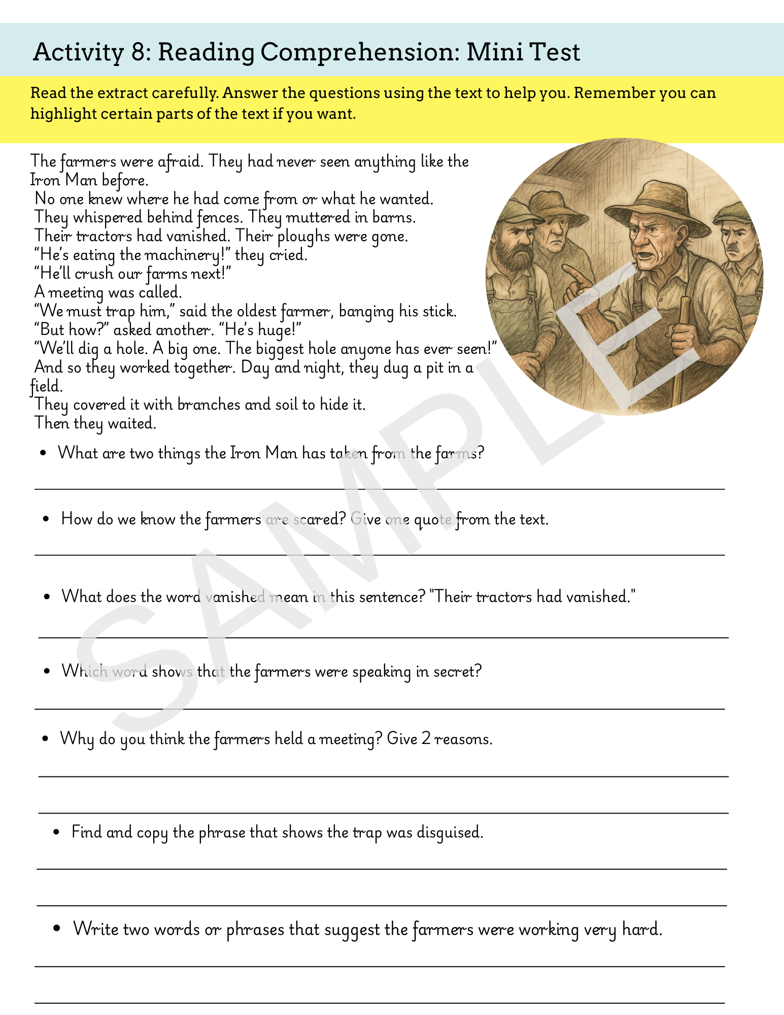 The Iron Man - Primary Path 11+ Series - Year 4 (Digital Download) - Image 4