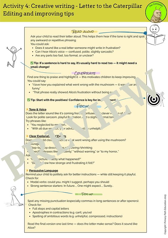 Alice in Wonderland - Primary Path 11+ Series - Years 5/6 (Digital Download) - Image 3