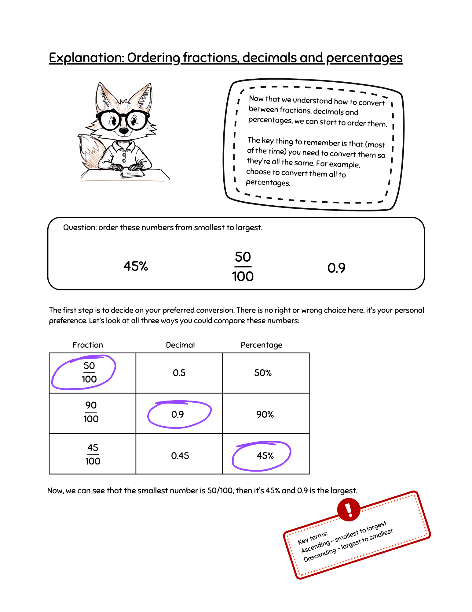Core Skills: Fractions, Decimals and Percentages - Year 5 / 6 Workbook (eBook) - Image 6